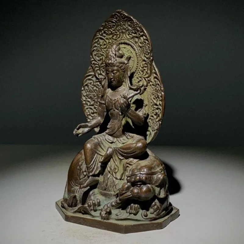 Ancient Tibetan Buddhism Samantabhadra Buddha Home Altar  Worship Desktop Decorative Ornaments Buddhist Items