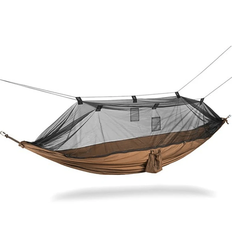 Heavy Duty Portable Nylon Parachute Hammock with Mosquito Net Bug- Camping Gearpromote sales