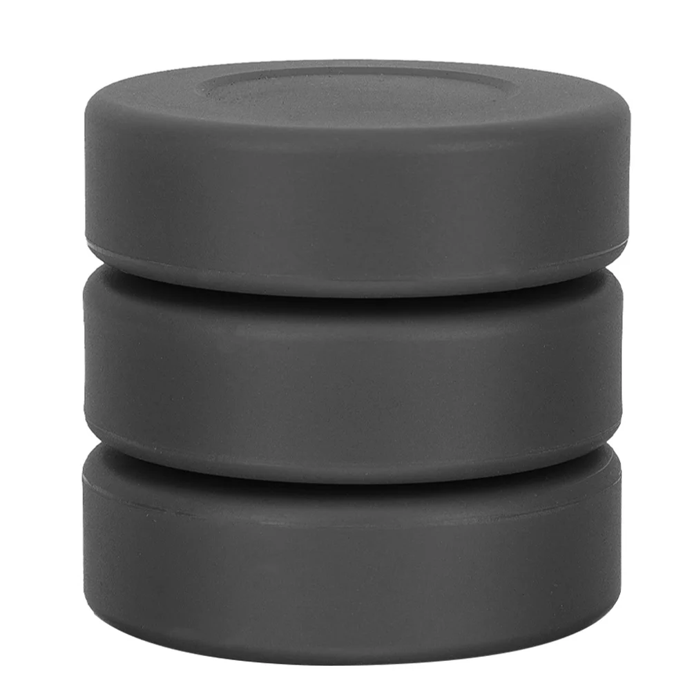 3 Stück verstellbare PVC-Hockey-Pucks für Jugendliche und Erwachsene, Training, drinnen und draußen, langlebig, flach, matte Oberfläche, Straßenrollenbälle