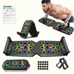 Portable Multifunctional Push-up Board Strengthen Chest & Abs Durable Design Versatile Workout Equipment for Home Gym Body Tonin