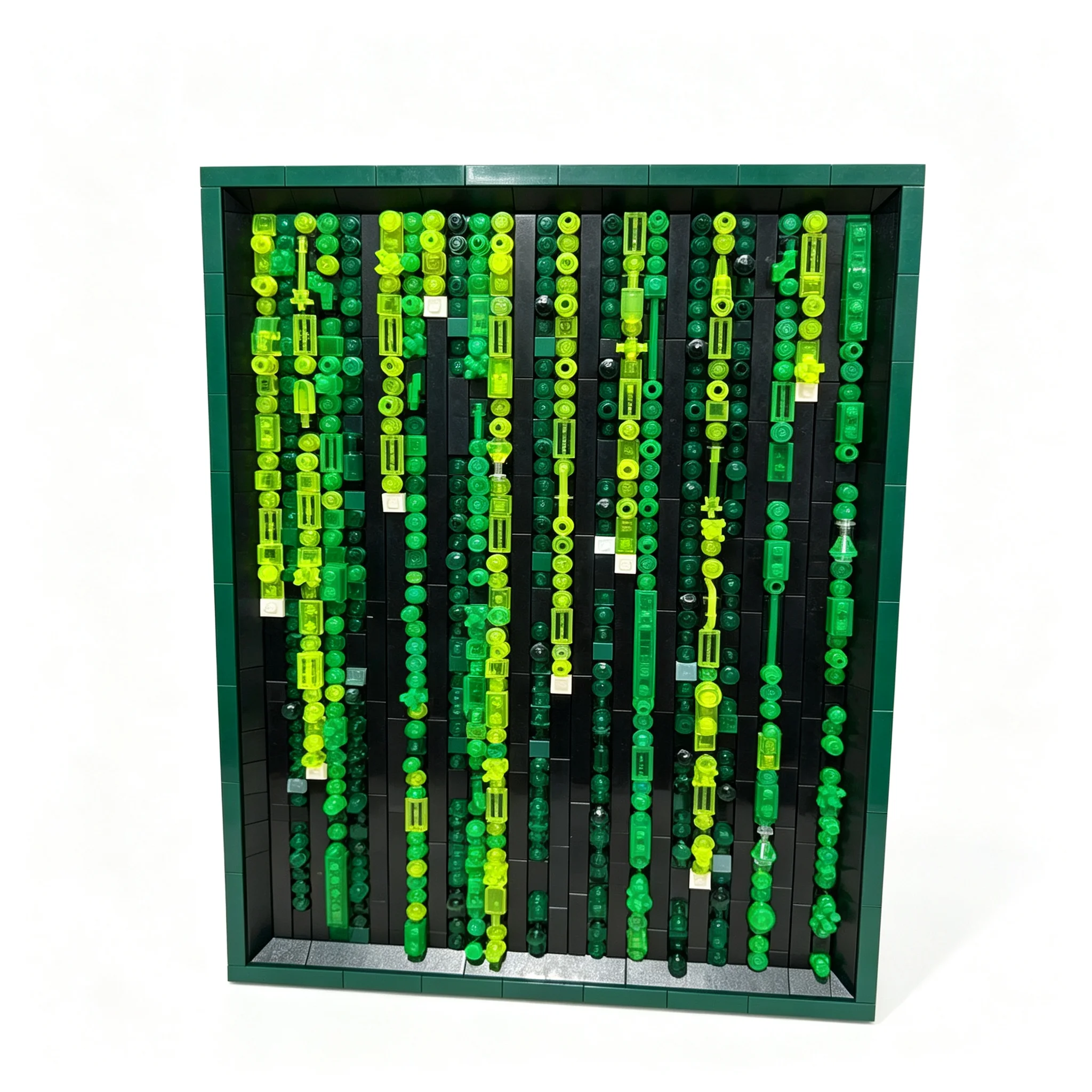985pcs MOC The Matrix Code Poster Model Building Blocks Christmas Gift Toy Brick Craft 3D Creative Collection Birthday Assemble