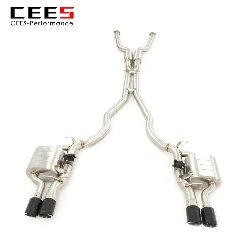 CEES Catback Exhaust For BMW M6 E63/E64 5.0 2006-2010 Stainless Steel Exhaust Pipe Muffler Car Exhaust System