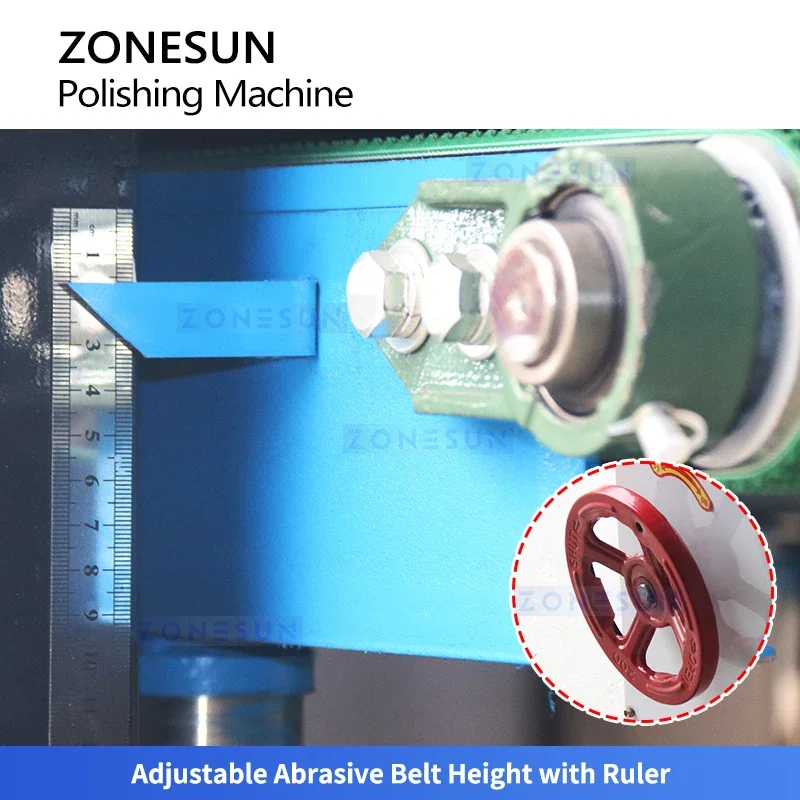 Zonesun ZS-P600 آلة تلميع الفولاذ المقاوم للصدأ معدات تلميع المعادن آلة تلميع المعادن الملمع العازلة المعدنية