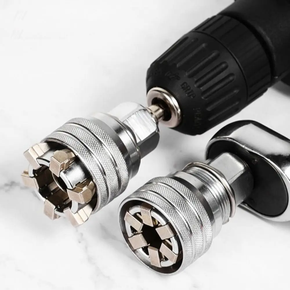 

Прочный универсальный торцевой ключ с одной рукой, сверхмощный шестигранный портативный ключ 10-19 мм, стабильный разводной ключ для дома