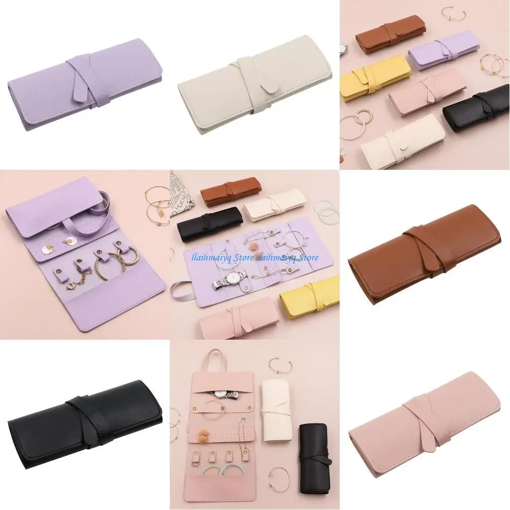 

573B Travel Organizers for Jewelry with Multiple Compartments and Rings Holders