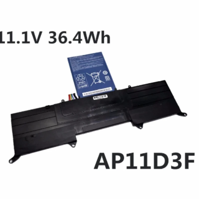 แบตเตอรี่แล็ปท็อป36.4Wh 11.1V AP11D4F AP11D3F สำหรับ ACER Aspire S3 S3-951 S3-391 MS2346 3ICP5/65/88 3ICP5/67/90