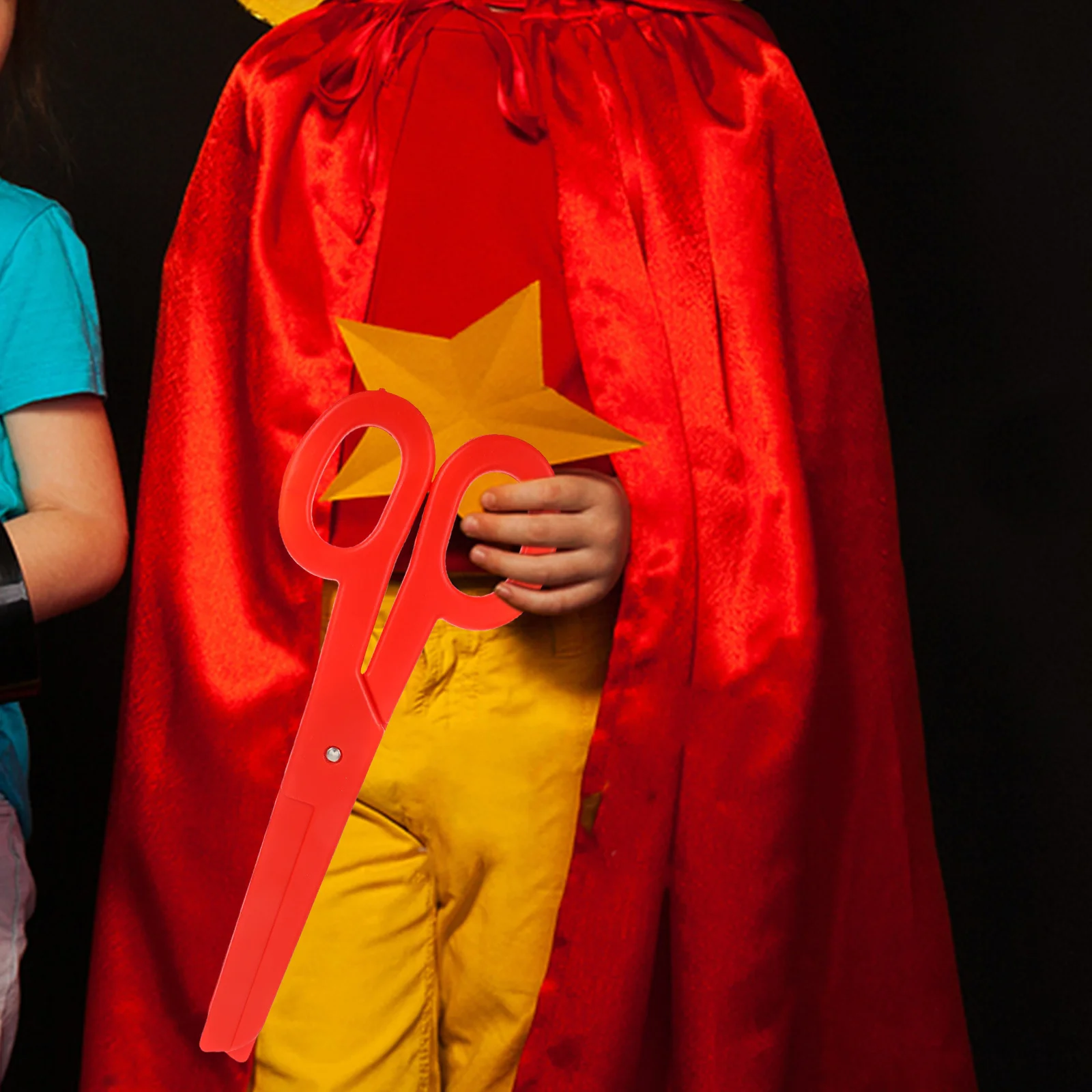 Grote schaar prop voor clown kostuum Halloween Circus Party Stage Performance volwassen kinderen cosplay accessoire oversized grappige veiligheid