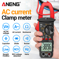 ANENG ST180 Clamp Meter AC Current Tester 0.6A 4000 Counts Ammeter Voltage Meter Car Amp Hz Capacitance NCV Ohm Tool
