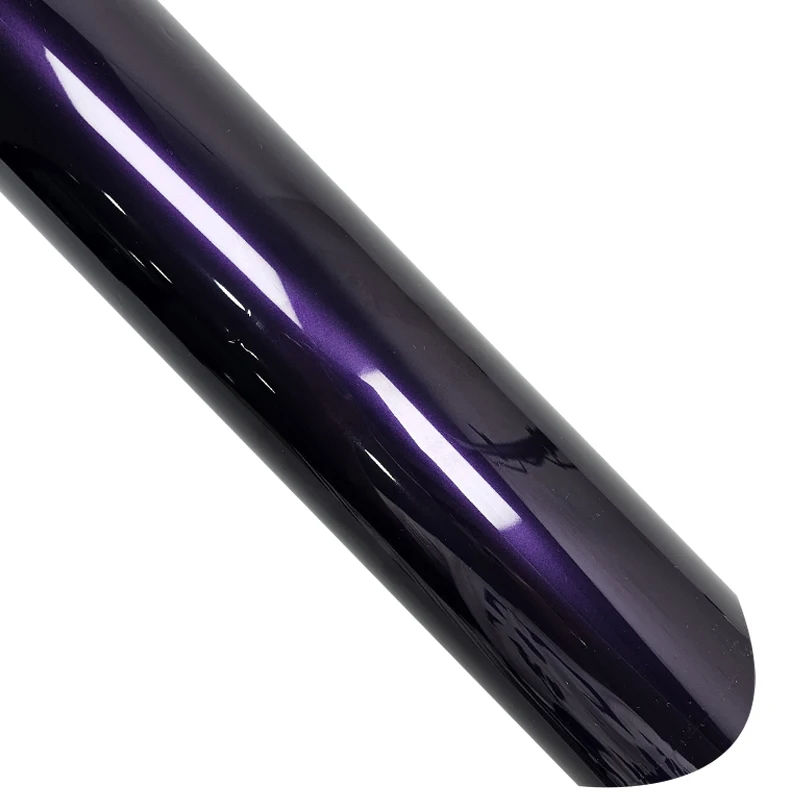 

High Glossy Metallic Midnight Purple Wrap Vinyl Sticker for Car Decals Auto Stickers Film Cover ping Foil Parts