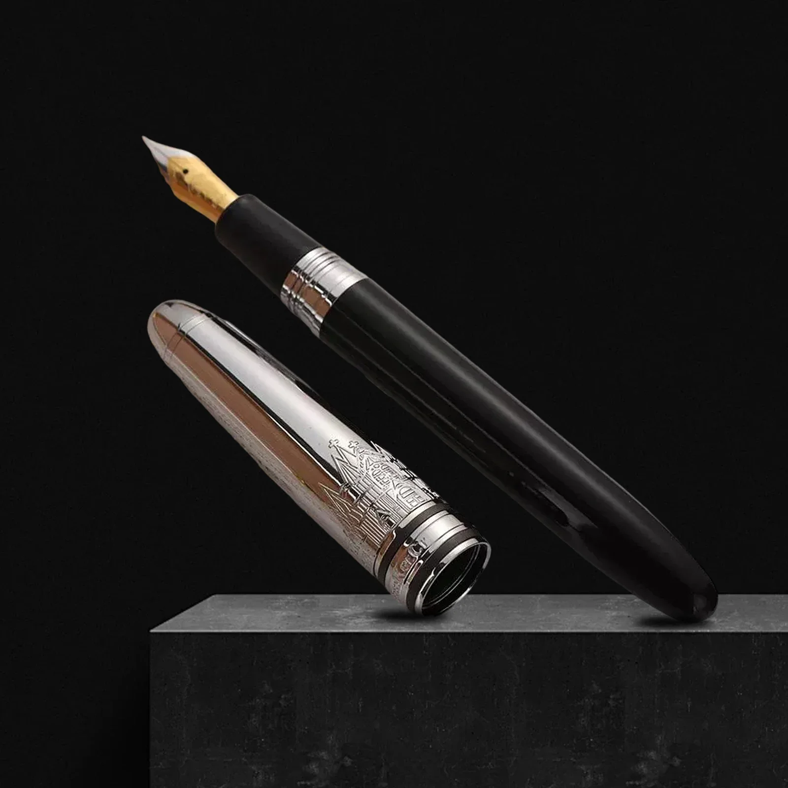 For BooKer.Cr Fountain Pen European Style Fashionable Design 0.5mm nib for Business Office high quality Writing Ink pen