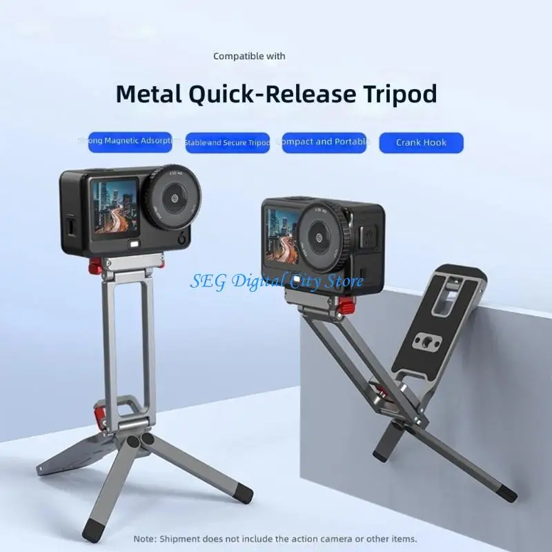 

U75B Travel Friendly Camera Support for ACTION 6 With Universal 1/4inch Thread And Arca Compatible Quick Switches Mechanism