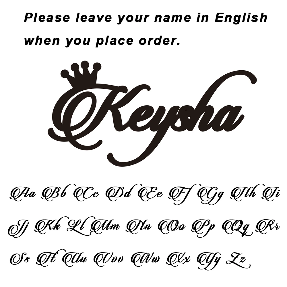 Customized Name Crown Necklace, Personalized Gift for Her