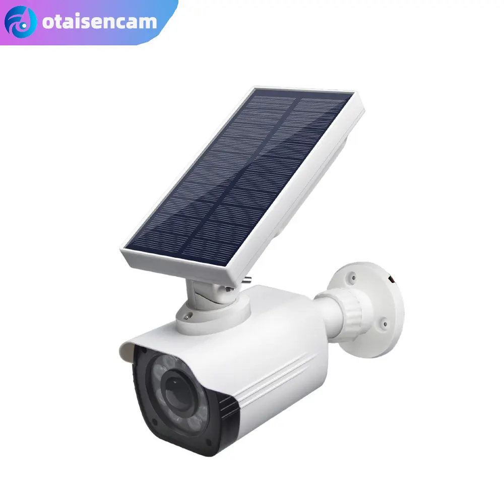 Solar Simulation Surveillance Lights Fake Camera Human Sensor Home Outdoor Patio Lighting Burglar-proof Led Street Lights