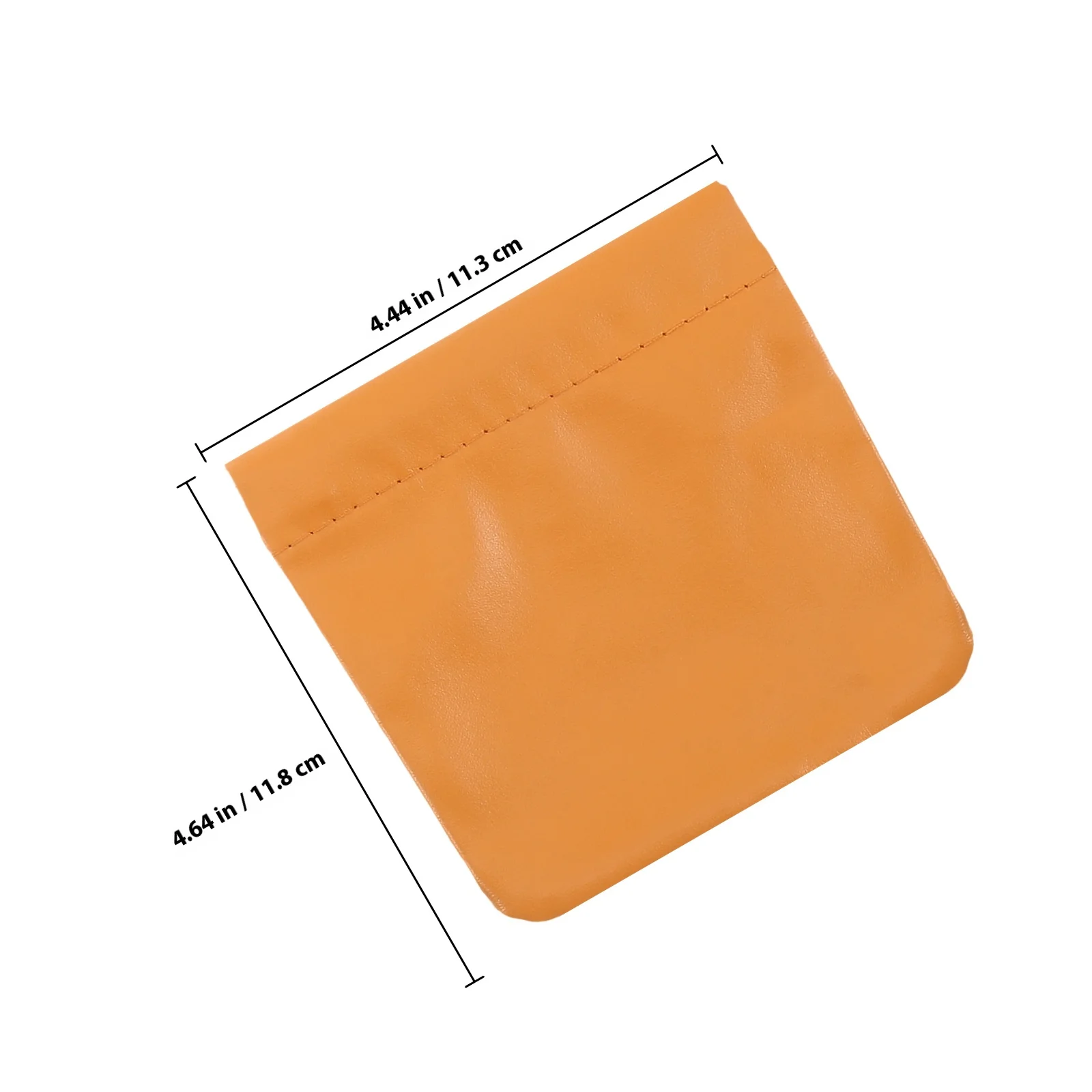 4Pcs Snap Closure PU Organizer Pouch Small Makeup Bag Portable Lipstick Storage Mini Coin Purse Cute Pouch for Purse