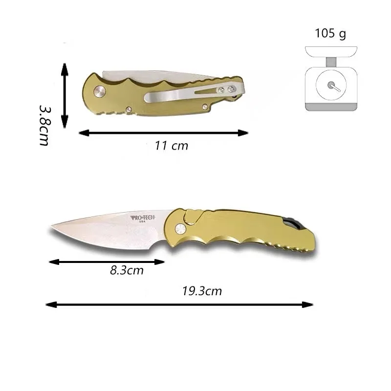 Mini cuchillo plegable de acero D2, herramienta de rescate de emergencia para montañismo, pesca, rebanada de pan, cuchillo afila