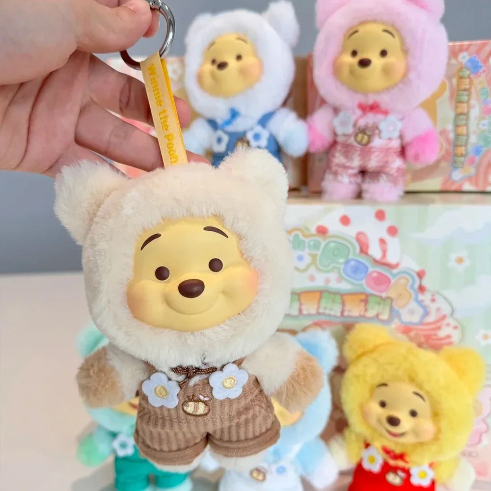 2026 In stock NEW Disney Winnie The Pooh Candy Series Blind Box Cute Pendant Doll Car Bag Decoration Kids Christmas Gift!!!!