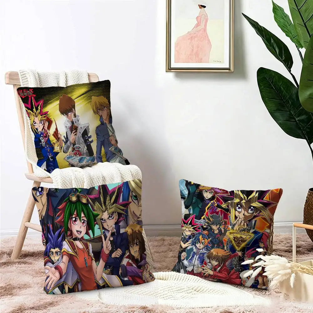 Yu-Gi-Oh Anime Pillow Cover for Bedroom Room and Living Room Sofa Decorative Cushion Cover