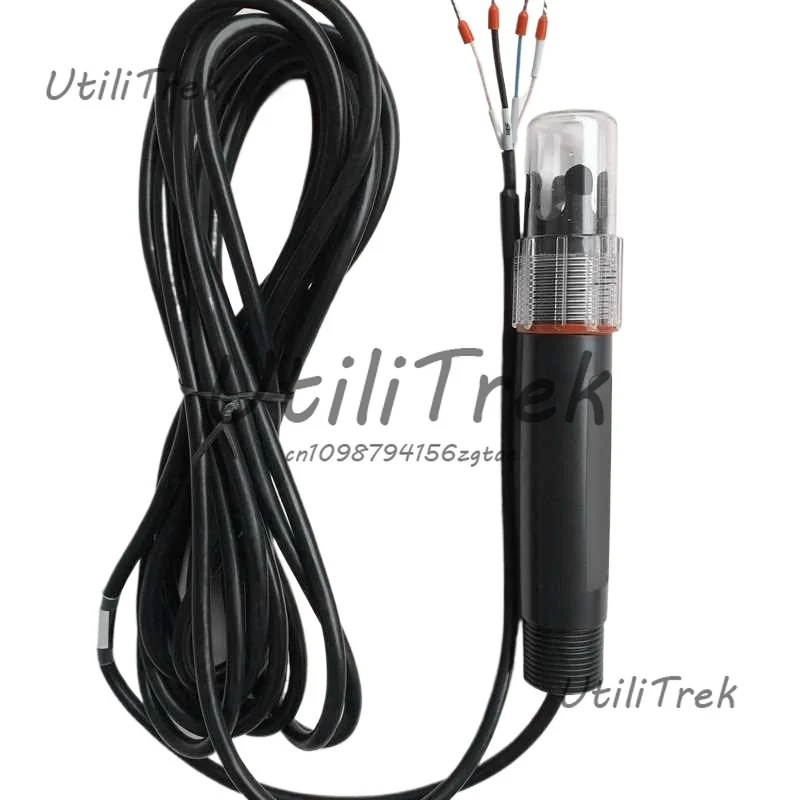 

Industrial Online Temperature Compensation PH Electrode, Triple Compound Probe, Temperature Compensation Sensor, PH Meter