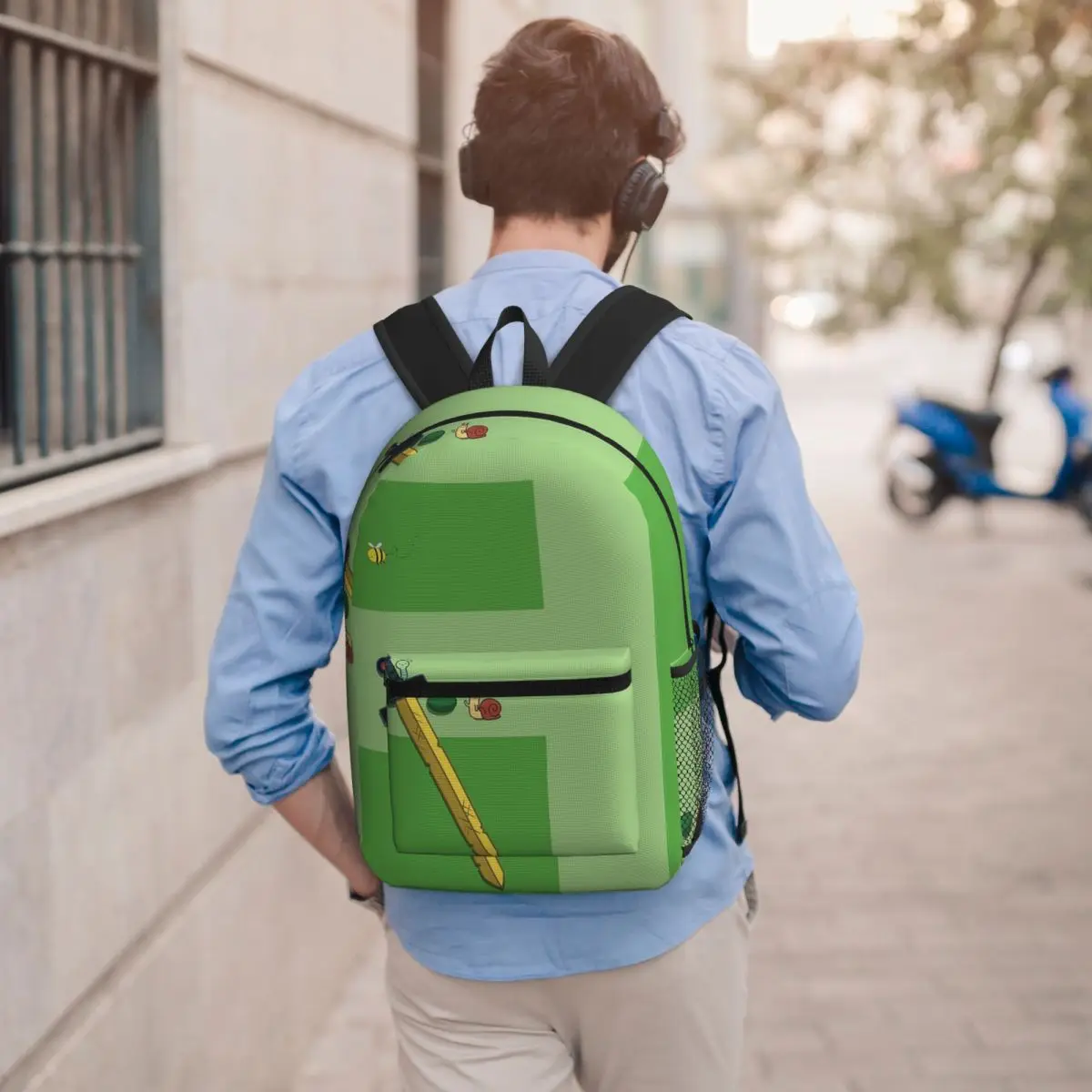 Finn The Human Adventurer Backpack Student BookBag Kids School Bag Computer Shoulder Bags for Men Women
