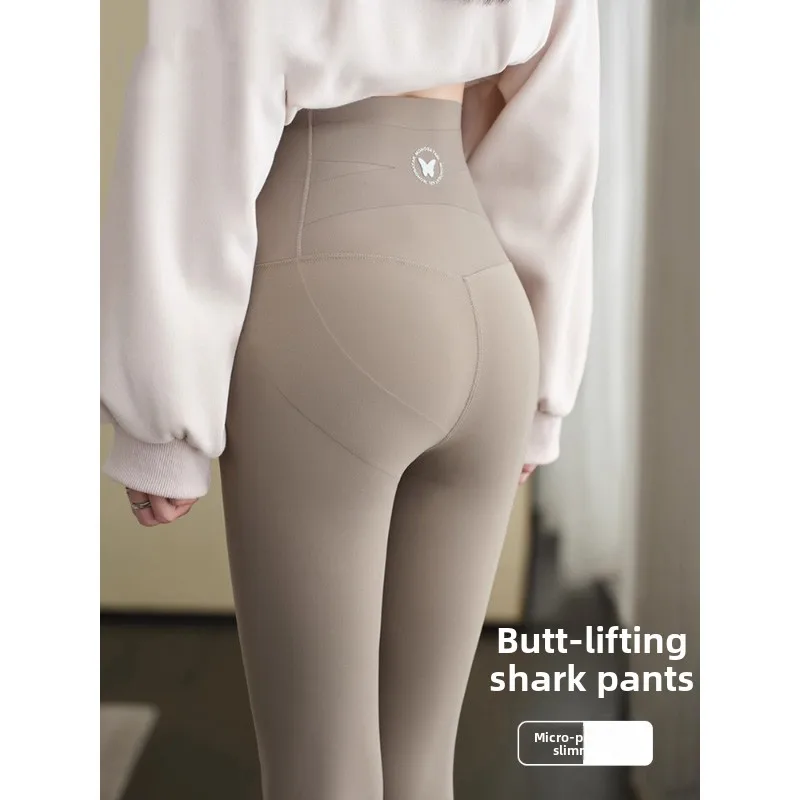 

High Waist Yoga Pants Women's Fitn ark Skin Pants Spring Autumn New Sle Tummy Control Butt Lifting Slimming Sl