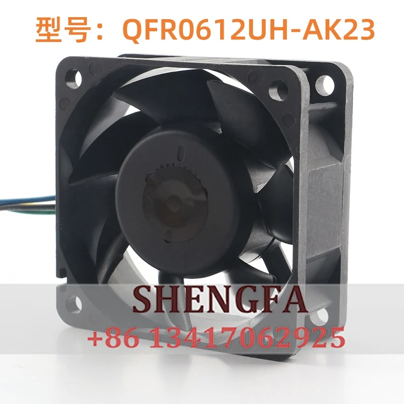 New Delta 5V 24V 48V 6025 60x60x25MM 6CMChassis Large air Volume Temperature Control Force QFR0612UH Cooling Fan DC 12V 0.70A