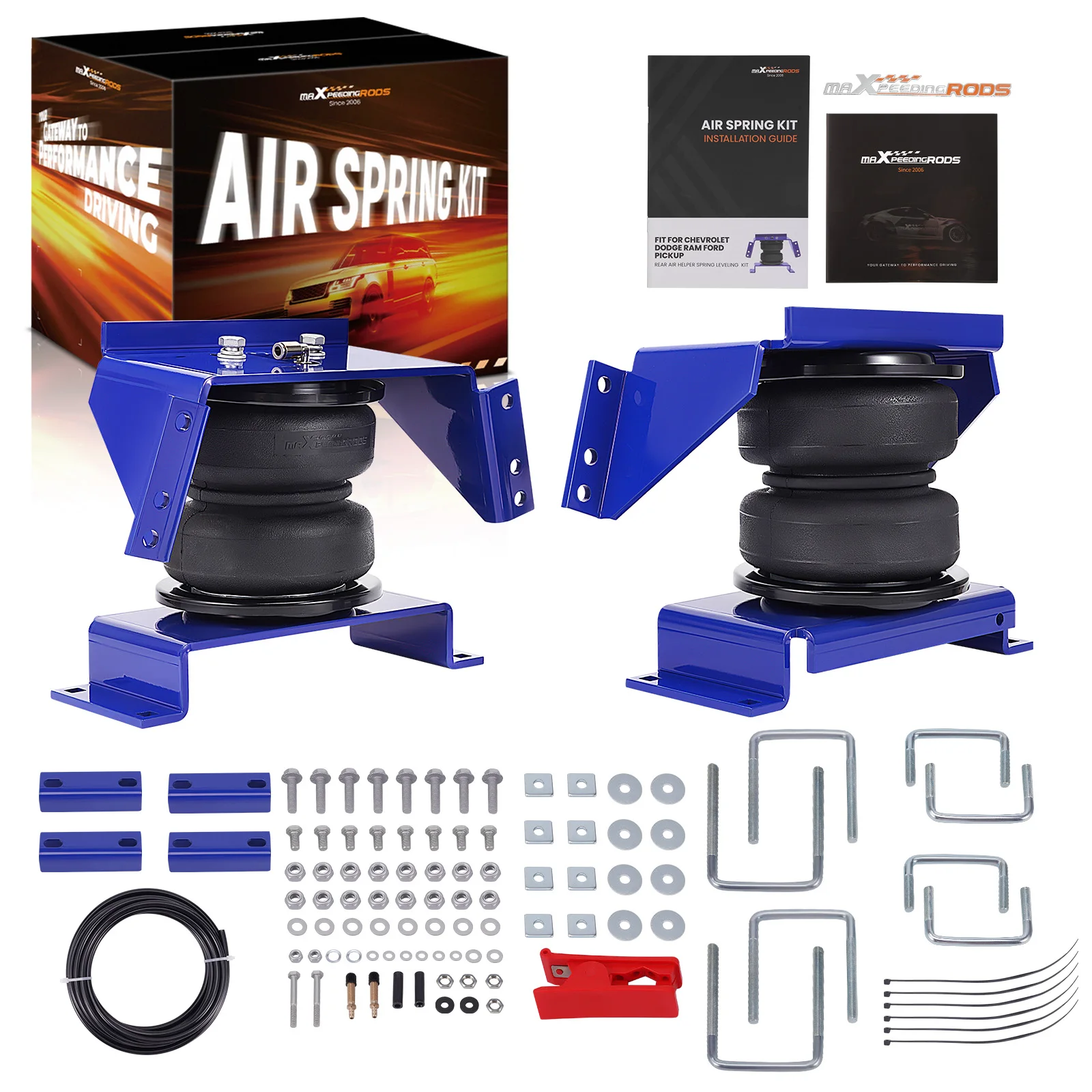 

Комплект для выравнивания с воздушными подушками-амортизаторами и внутренними отбойниками для Ford F-150