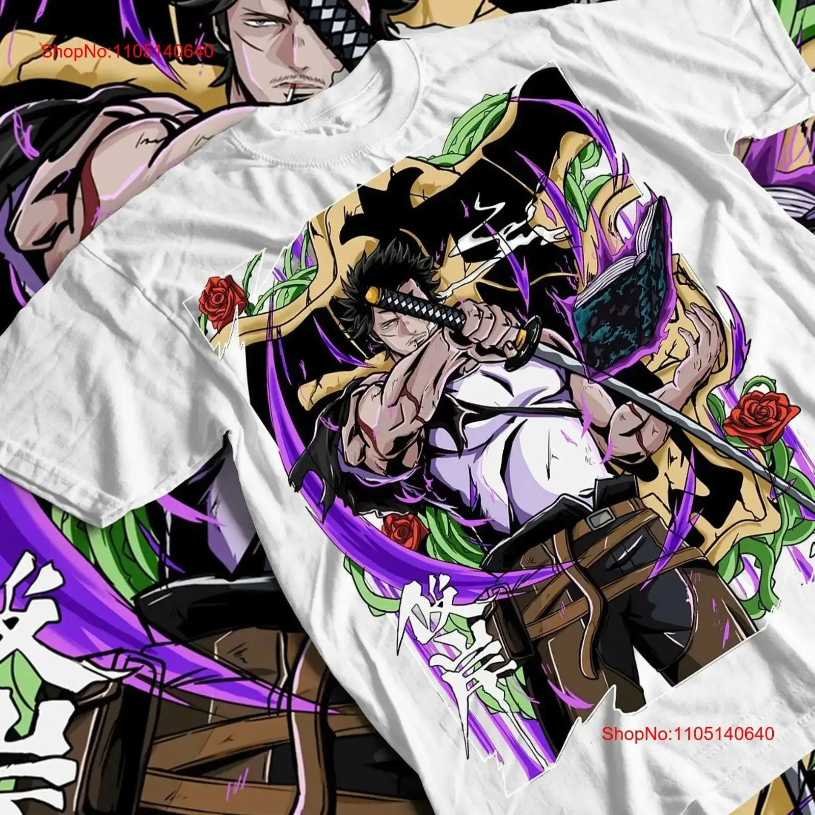 Black Clover Graphic Tshirt Asta Yami Sukehiro Yuno Print Tee Hot Anime Harajuku T-Shirt Luck Voltia T-shirt Cotton Oversized T view 2