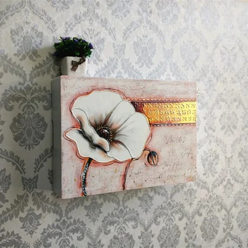 

Коробка для настенного крепления маршрутизатора, декоративная роспись, крышка переключателя модема Wi-Fi, мультимедийная информационная панель, органайзер для сетевого кабеля