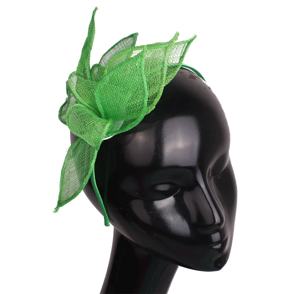 Weiße Braut-Kopfbedeckung, modische Hochzeit, Haarbänder, Damen-Fascinator, Haarschmuck, Cocktail-Hochzeit, Kopfschmuck, ausgefallener Hut – Detail 8
