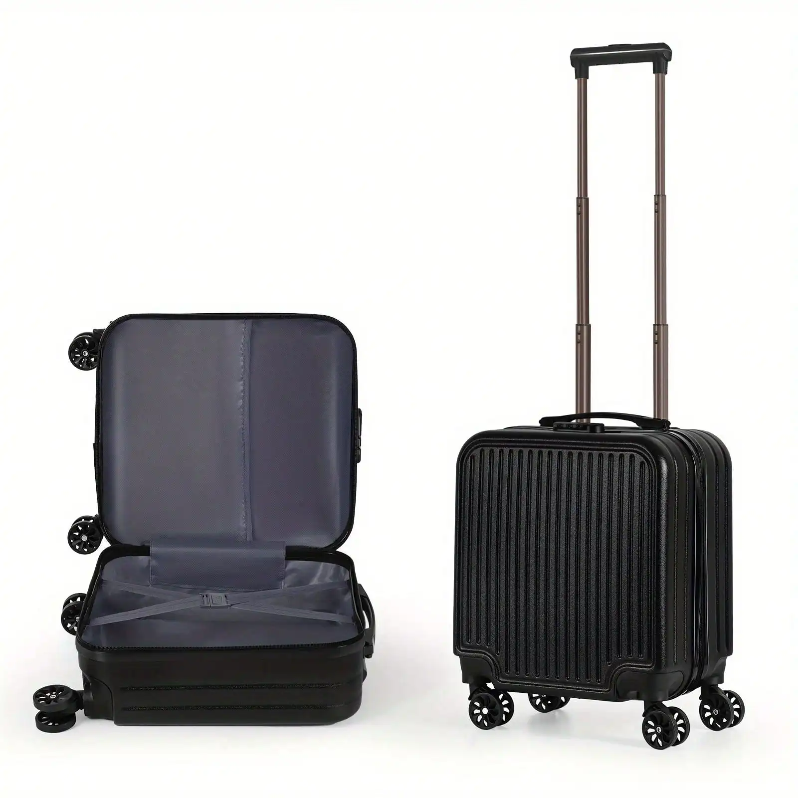 

18" Hard Shell Carry On - Mini Small Suitcase With Wheels