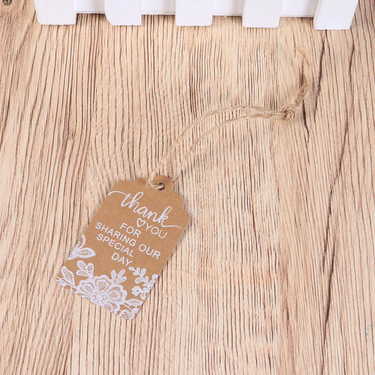 100 Pcs Label Wedding White Labels Decoraciones Para Price Paper Tag Kraft for Tags