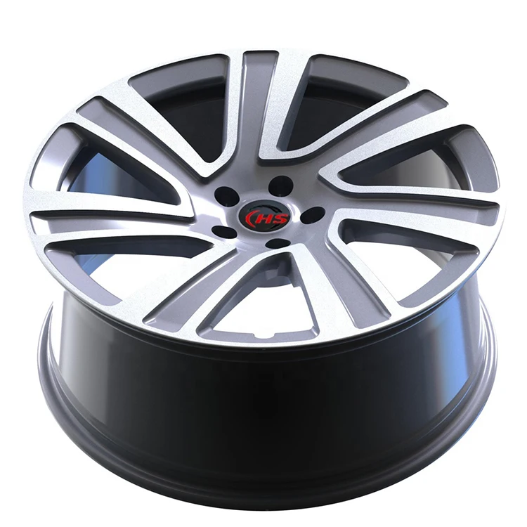 17 18 19 20 21 22 Inch 6061-T6 Aluminum Monoblock Rims Wheels Gray Machine Face Car Forged Wheels for Land Rover