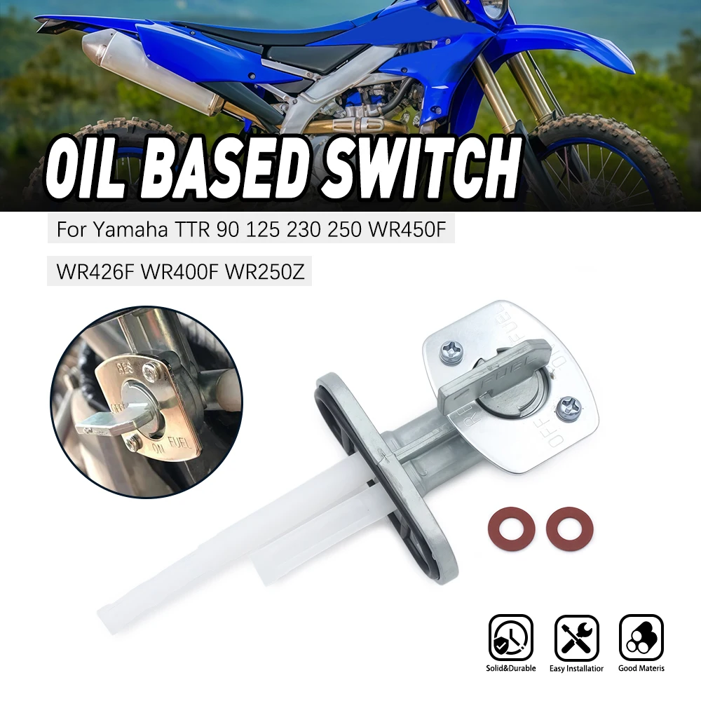

Universal Motorcycle Gas Fuel Tank Switch Cock Tap Valve Petcock ATV For Yamaha TTR 90 125 230 250 WR450F WR426F WR400F WR250Z