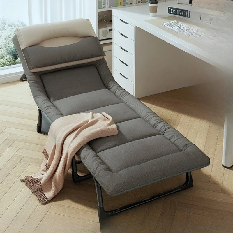 outdoor Comfortable folding bed household simple single lunch break folding bed office nap cama dobravel portátil Furniture