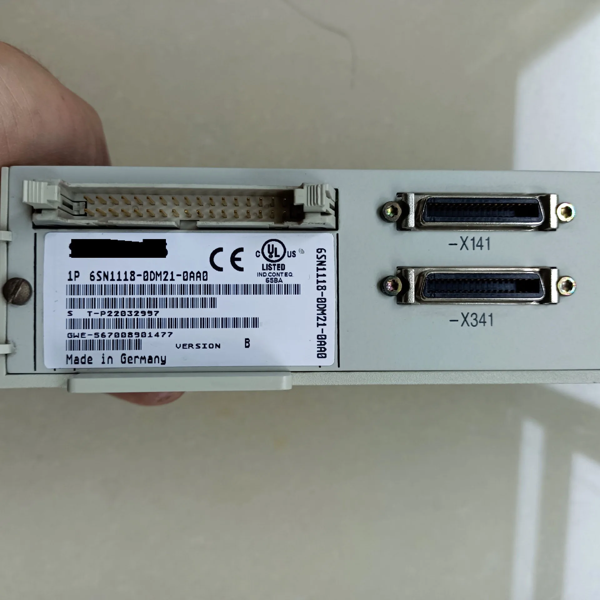 6SN1118-0DM21-0AA0 Cartão do eixo de transmissão com garantia