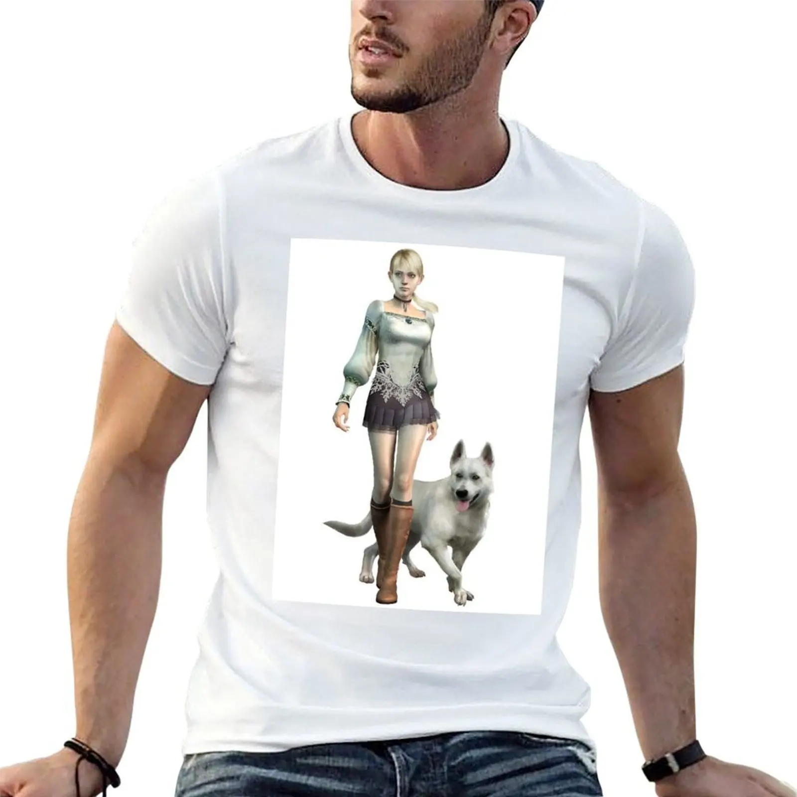 

Fiona Belli Haunting Ground Vintage Horror Video Game Design T-Shirt essential t shirt man tshirt T-Shirt