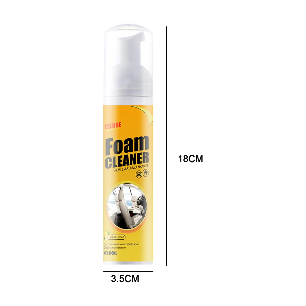 30/60/100ML Multi-Purpose Foam Cleaner Leather Clean Wash Car Interior Ceiling Leather Seat Home Clean Strong Cleaning tools