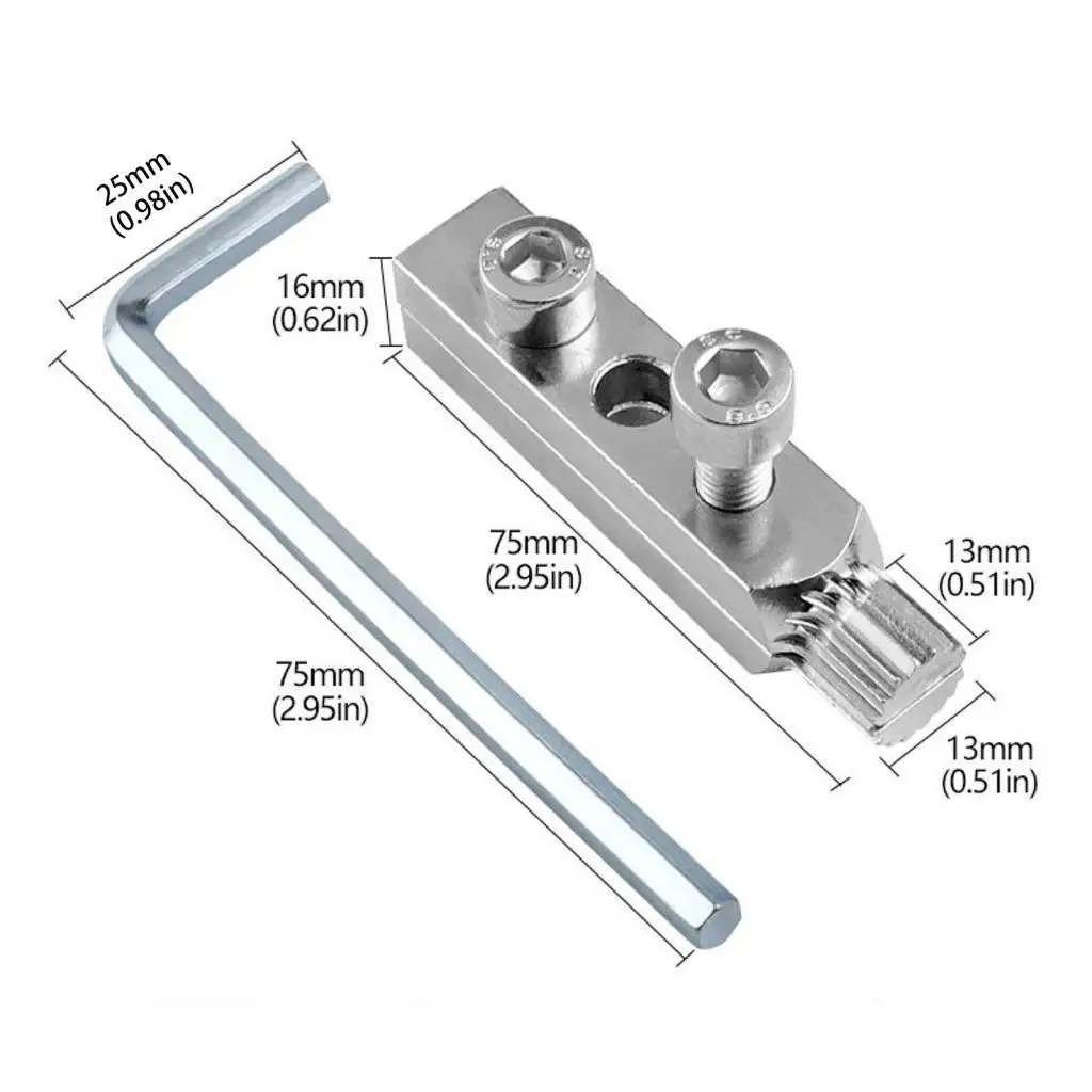 

Steel Broken Screw Extractor Versatile Repair Removal Wrench for Faucet Angle Valve and Pipe Fixing
