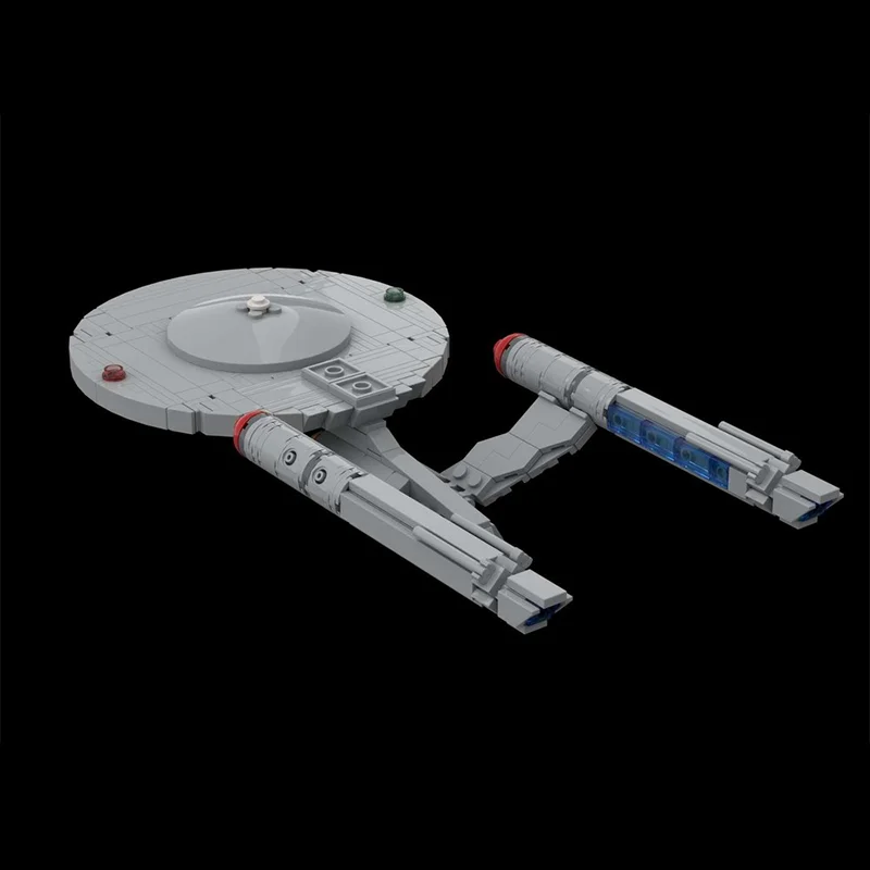 

322PCS MOC Space Exploration Star Treken Constitution Class Snw Enterprise Model DIY Assembly Building Blocks Gift Display Set