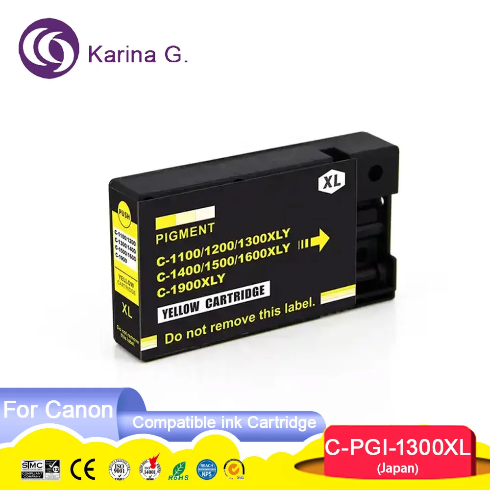 1300XL PGI-1300 PGI1300XL Premium Compatible Color Inkjet Ink Cartridge for Canon MAXIFY MB2030/MB2130/MB2330/MB2730 Printer