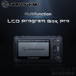 HOBBYWING LCD Program Box Pro platynowy XERUN EZRUN Seaking Pro ESC akcesoria do ustawiania parametrów samolotu zdalnie sterowany Model samochodu łodzi