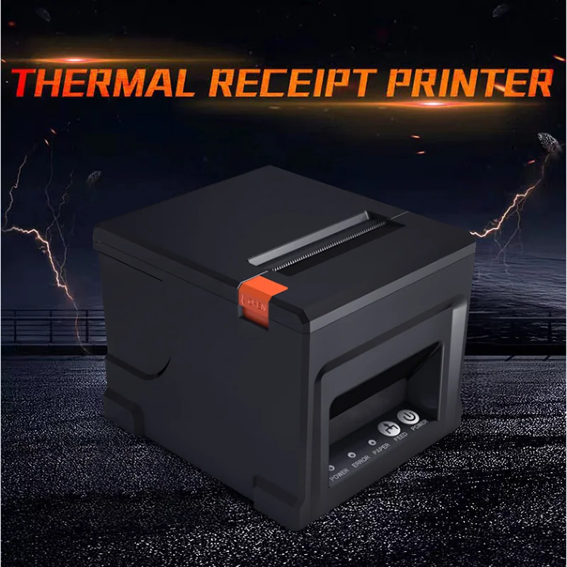 Brand new  80mm Thermal Receipt Auto Cut Desk Printer Automatic Cutter Restaurant Kitchen POS USB Serial LAN Wifi Bluetooth