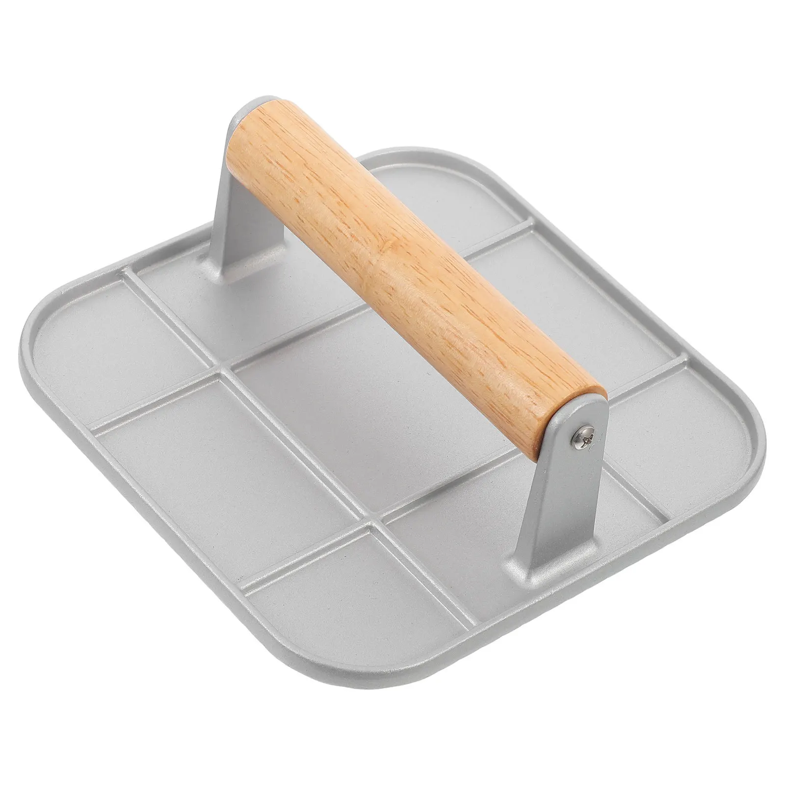 

Burger Patty Press Heavy Duty Aluminum Alloy Kitchen Gadget Smooth Edges Safe Touch Fast Cooking Practical Home Party