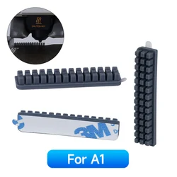 A1 Nozzle wiper for Bambu Lab A1 Nozzle Silicone Brush Wiper Hotbed Mounted Scrubbers for Bambulab A1 Cleaning 3D Printer Parts