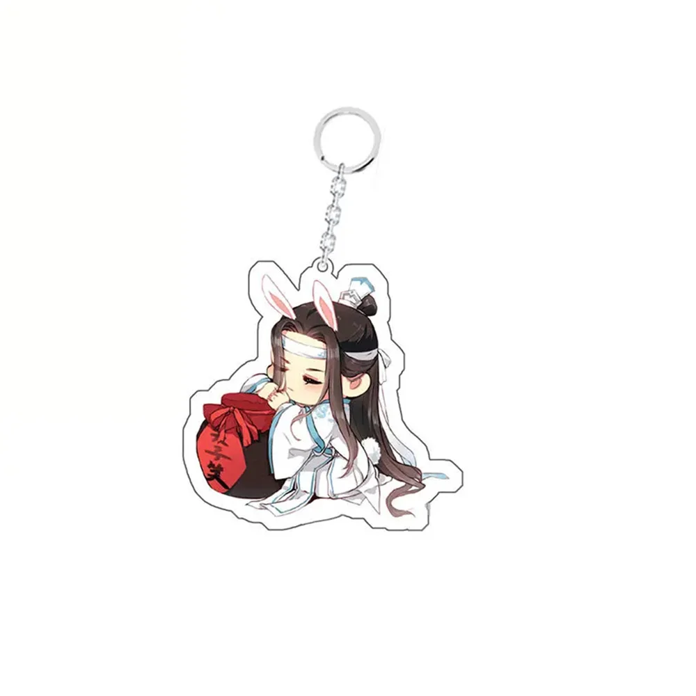 6cm Anime Mo Dao Zu Shi Acrylic Stand Figure Demonic Wei Wuxian Keychain Desktop Standing Plate Decoration Model Gift