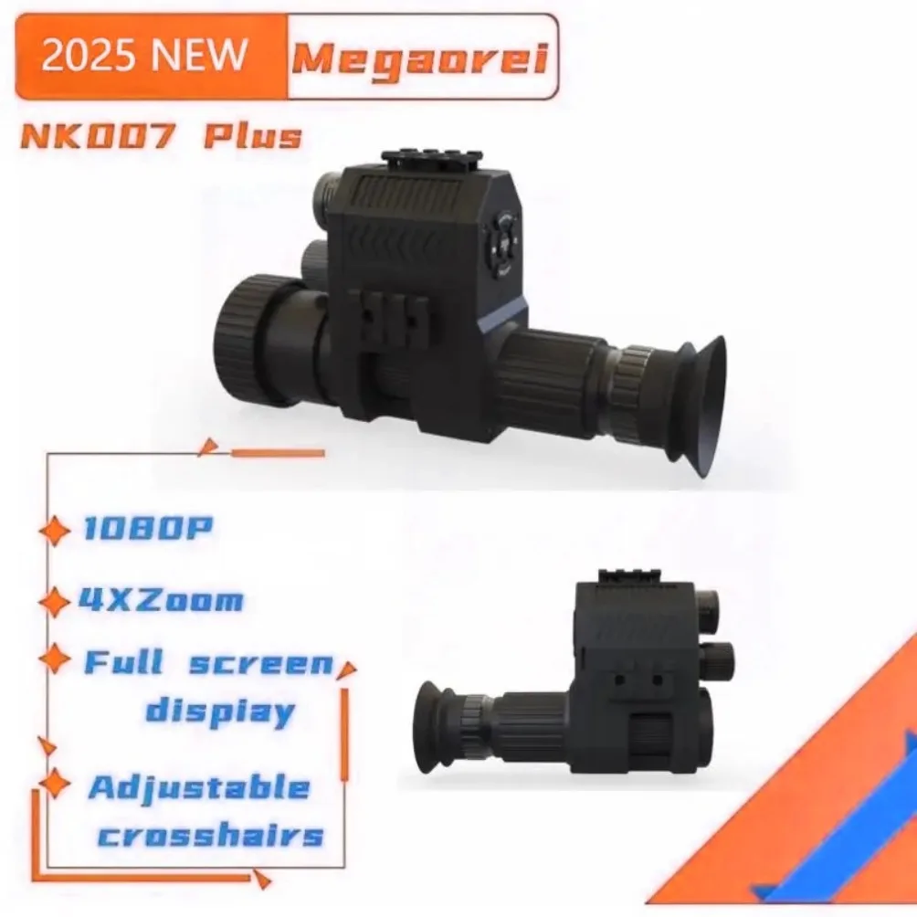 

2025 Breakthrough! Megaorei NK007 - 1080P Laser IR Telescope Night Hunting Camera - Perfect For Hunting Trips