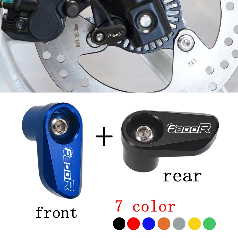 

Для мотоциклов BMW F800R F800 R 2019, 2011, 2012 (все года выпуска) — защита датчиков ABS переднего и заднего колеса из алюминия с ЧПУ, аксессуары для защиты.