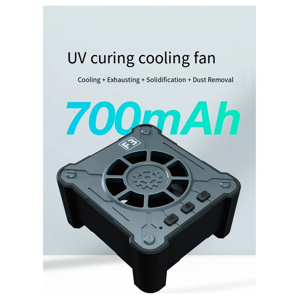 

ABNJ F3 6 Вт охлаждающий вентилятор для УФ-отверждения, быстрое рассеивание тепла, комплект дымовых выхлопных газов для телефонов, материнская плата компьютера, инструменты для ремонта печатных плат