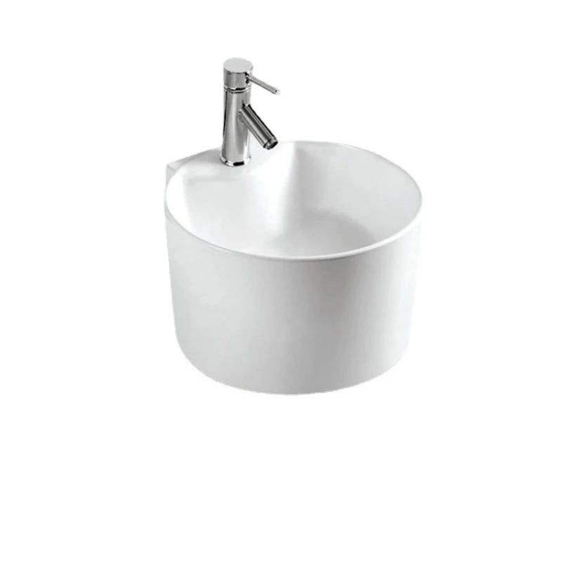 

Small apartment hand washbasin, wall-mounted bathroom, washbasin on the washstand