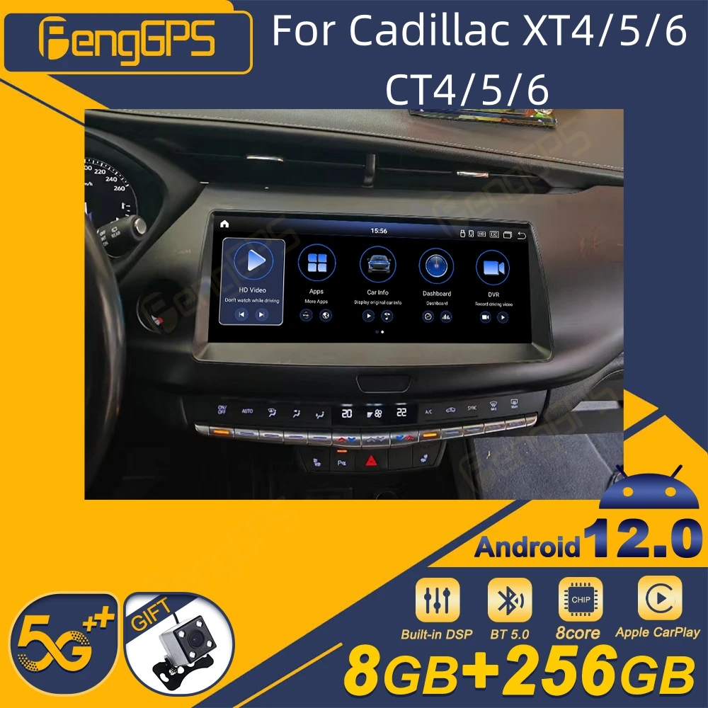 For Cadillac Xt4/5/6 Ct4/5/6 Android Car Radio Screen Stereo Receiver Autoradio Multimedia Player Gps Navi Head Unit